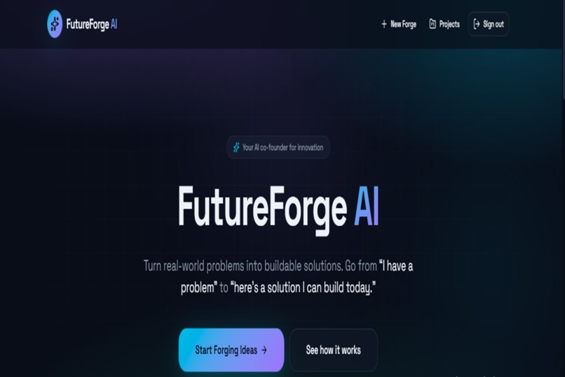 FutureForge AI – screenshot 1