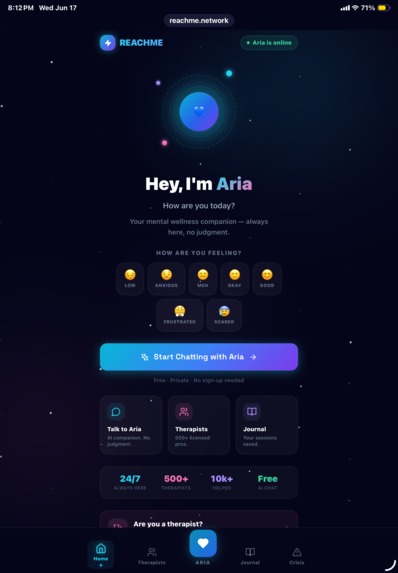 ReachMe APP – screenshot 1