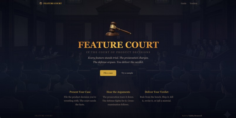 Feature Court – screenshot 6