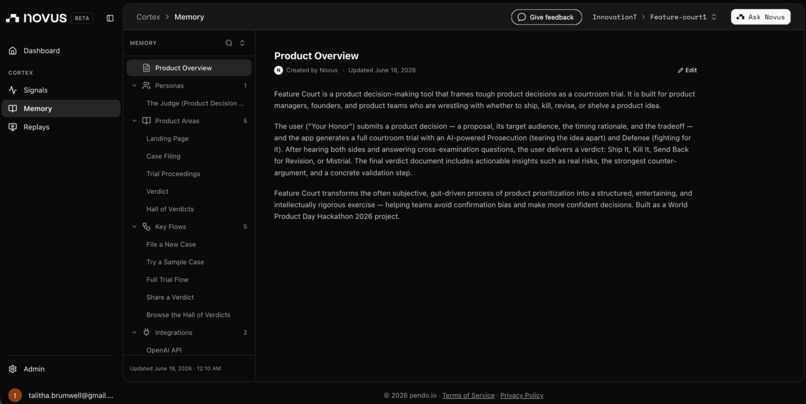 Feature Court – screenshot 5