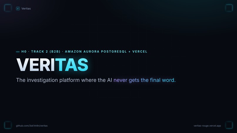 Veritas: AI DFIR Investigation Platform – screenshot 2