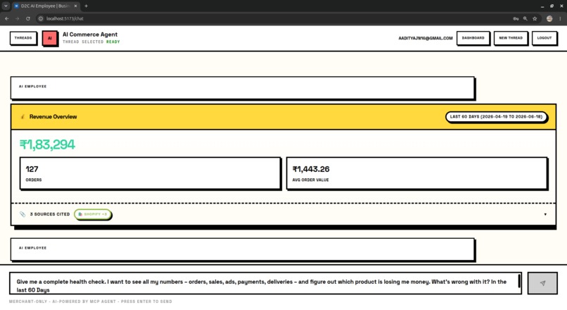 D2C AI Employee – screenshot 4