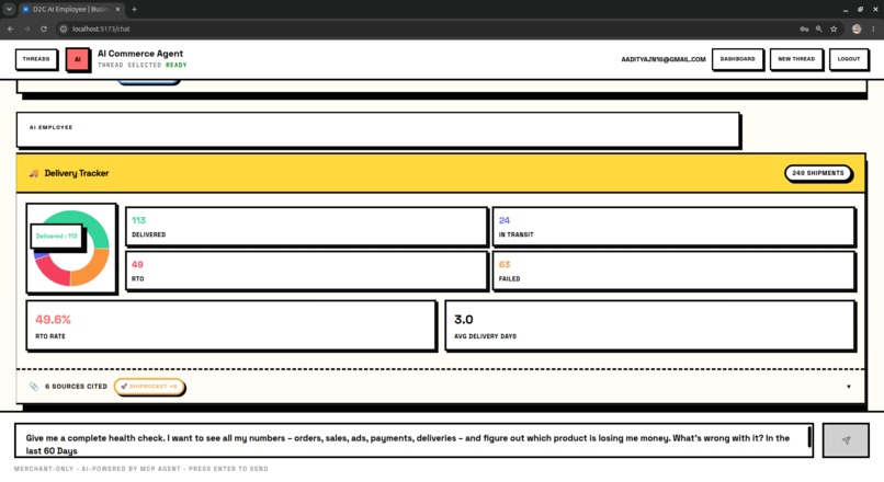D2C AI Employee – screenshot 6