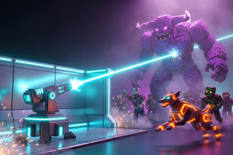 Voxel Siege: The Hive Mind – screenshot 1