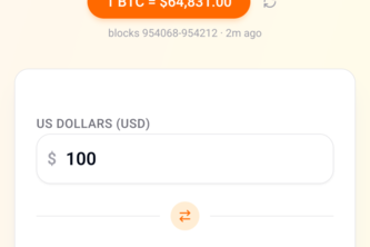 UTXOracle BTC Calculator 