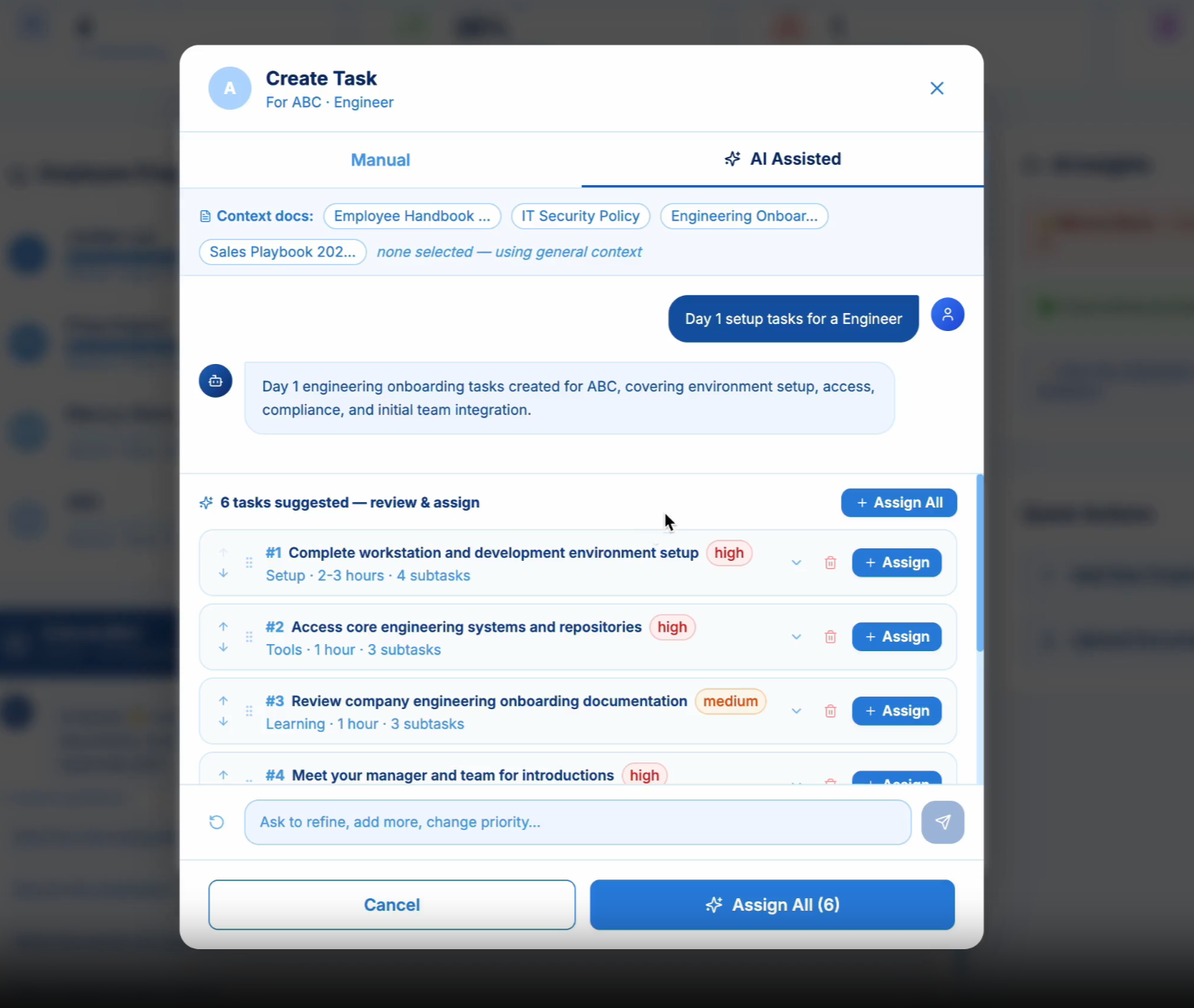 Onboard-Ease : STOP MAKING NEW HIRES READ PDFs. | Devpost