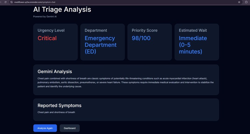 mediFlow AI – screenshot 1