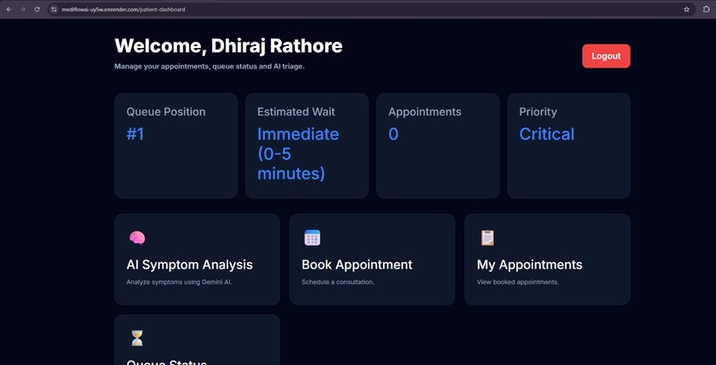 mediFlow AI – screenshot 2