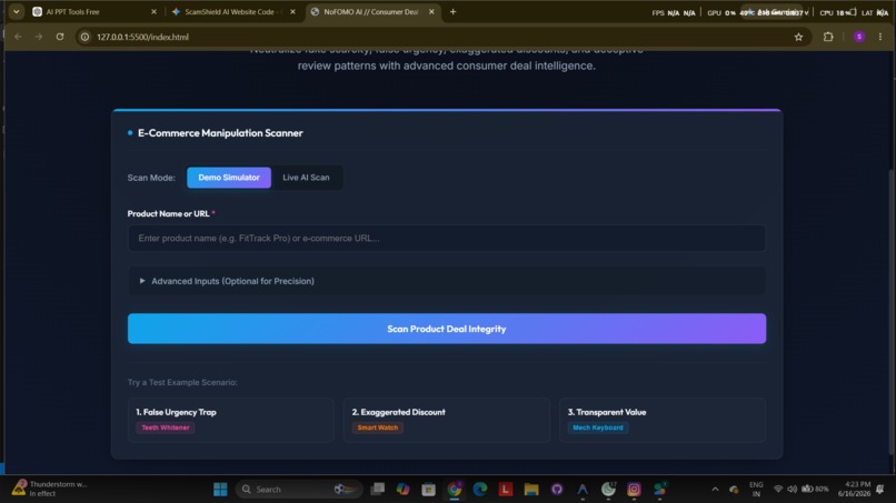 NoFOMO-AI – screenshot 1