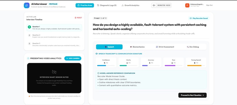 AI INTERVIEWER – screenshot 1