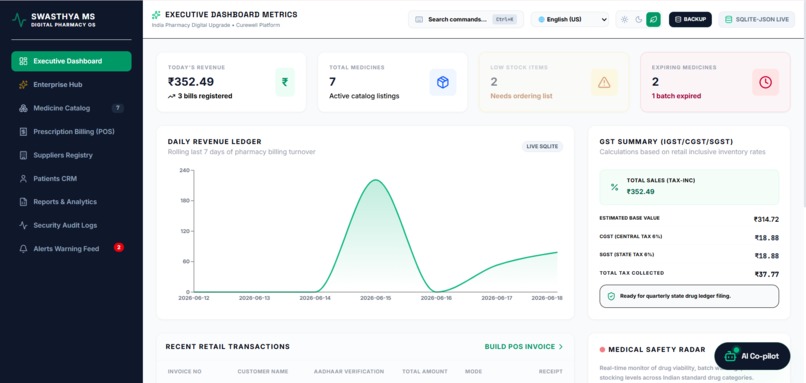 Curewell Pharmacy OS  – screenshot 2