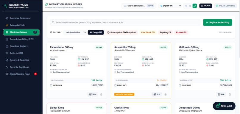 Curewell Pharmacy OS  – screenshot 4