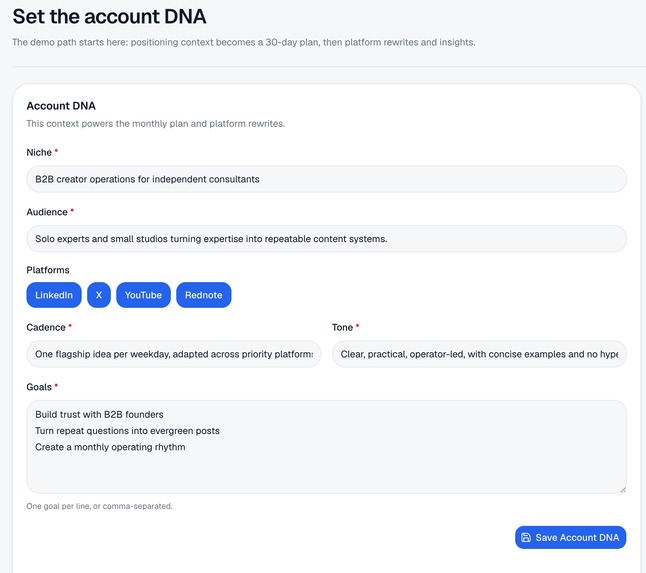 CreatorOS – screenshot 4