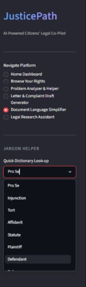 JusticePath – screenshot 1