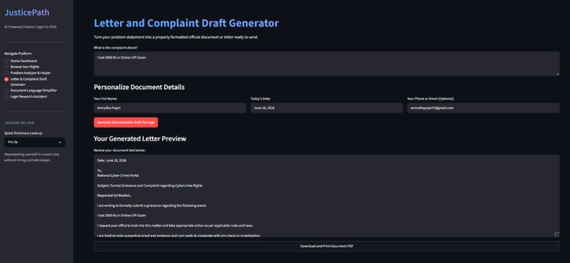 JusticePath – screenshot 3