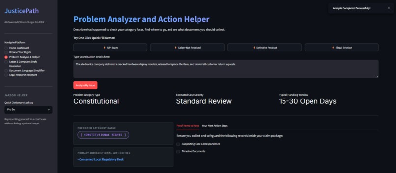 JusticePath – screenshot 4