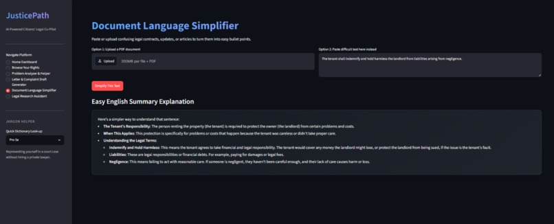 JusticePath – screenshot 5