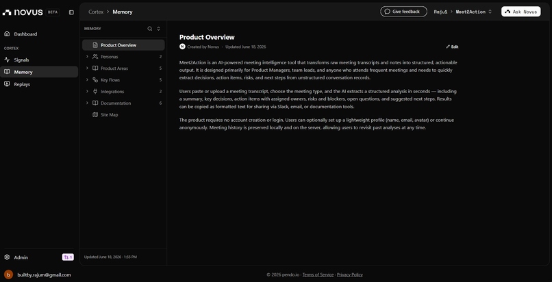 Meet2Action – Turn Messy Meeting Notes into Action – screenshot 8