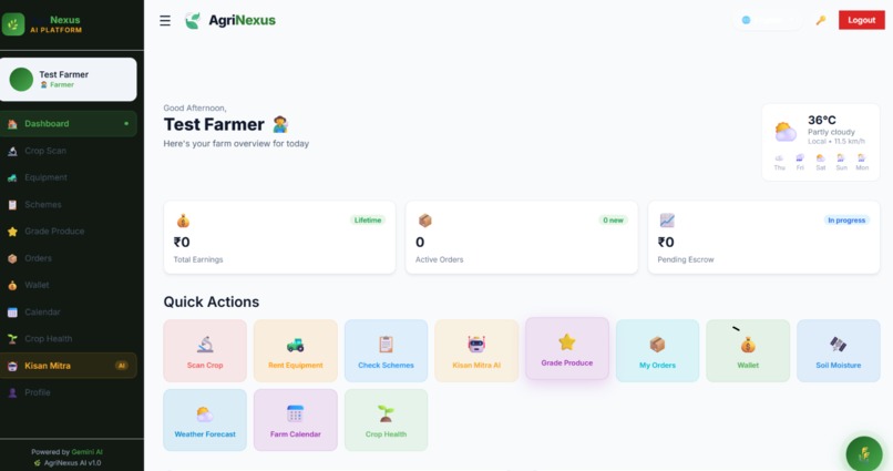 AGRI NEXUS AI – screenshot 1