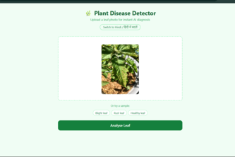 Plant disease detector