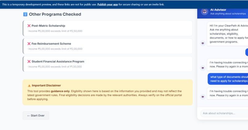 ClearPath AI – screenshot 6