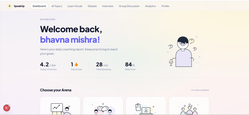 SpeakUp – screenshot 1