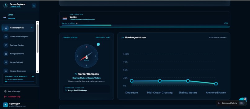 CodeMentor AI – Ocean-Themed AI Career Navigator – screenshot 2