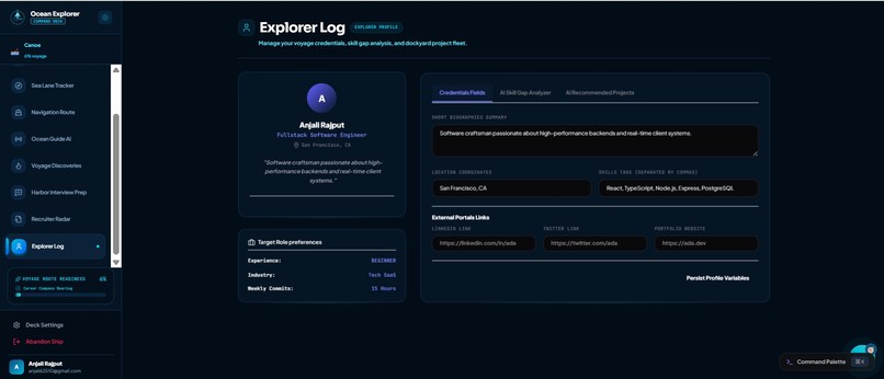 CodeMentor AI – Ocean-Themed AI Career Navigator – screenshot 5