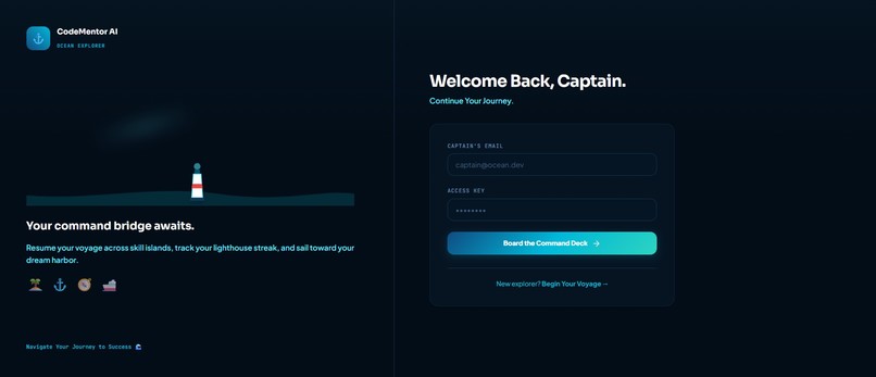 CodeMentor AI – Ocean-Themed AI Career Navigator – screenshot 8