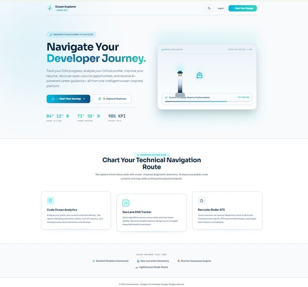 CodeMentor AI – Ocean-Themed AI Career Navigator – screenshot 10