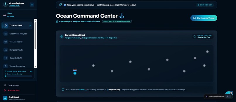CodeMentor AI – Ocean-Themed AI Career Navigator – screenshot 12