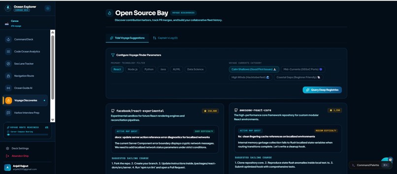 CodeMentor AI – Ocean-Themed AI Career Navigator – screenshot 13