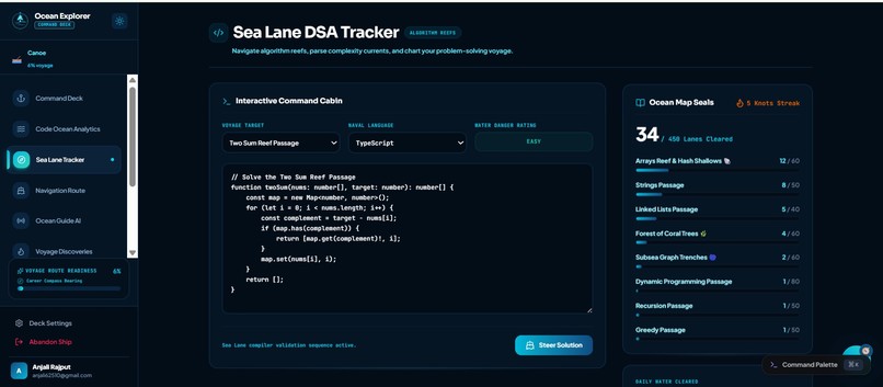 CodeMentor AI – Ocean-Themed AI Career Navigator – screenshot 16