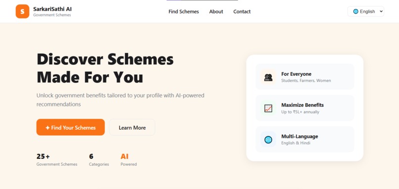 SarkariSathi AI – screenshot 1