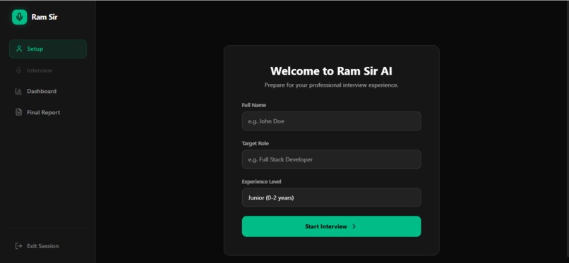  AI INTERVIEWER – screenshot 1