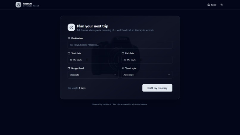 AI-Travel-Agent – screenshot 1