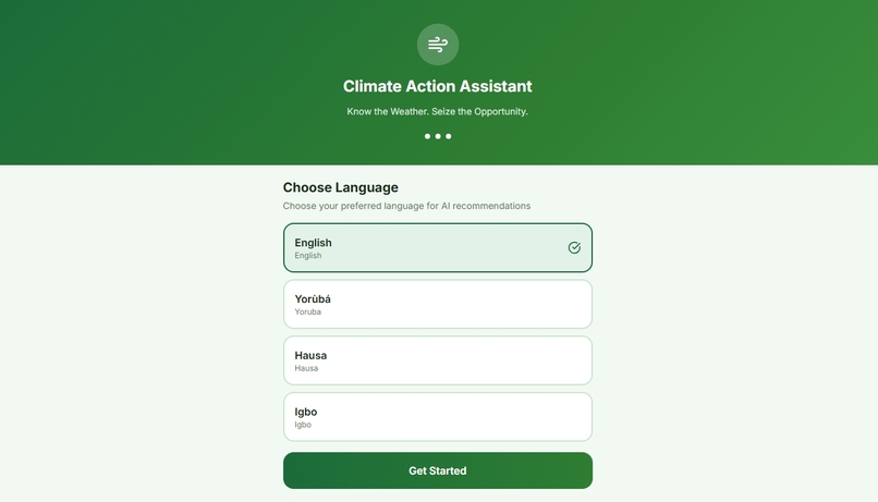 CLIMATE ACTION ASSISTANT – screenshot 3