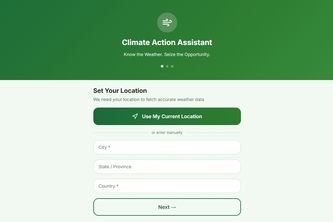 CLIMATE ACTION ASSISTANT