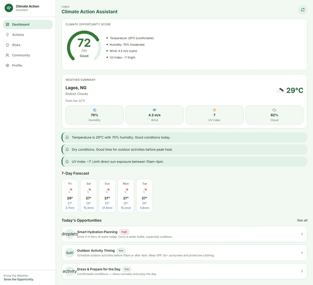 CLIMATE ACTION ASSISTANT – screenshot 4