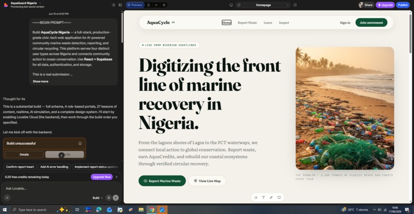 AquaCycle Nigeria – screenshot 2