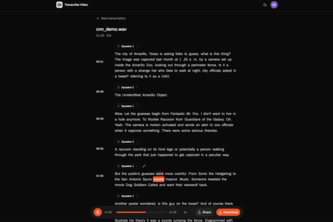 Transcribe Video to Text