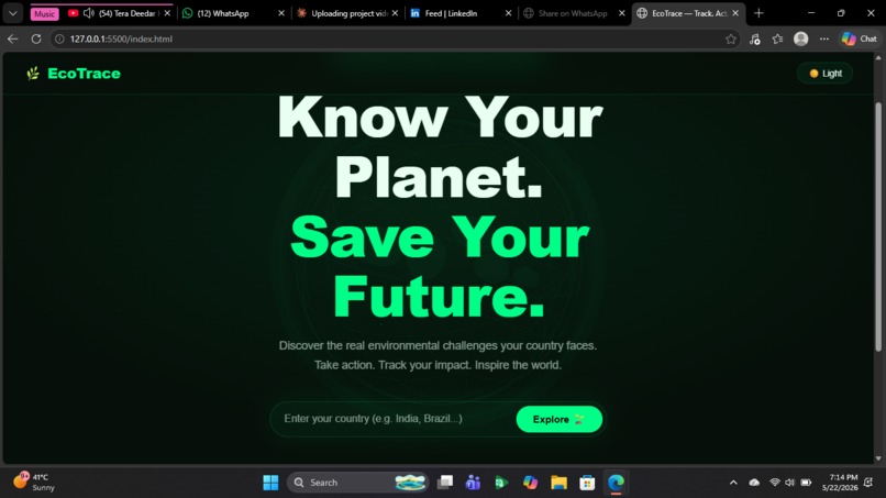 EcoTrace – screenshot 1