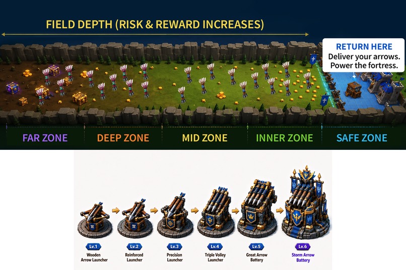 COLLECT ARROWS, DEFEND THE CASTLE! – screenshot 5