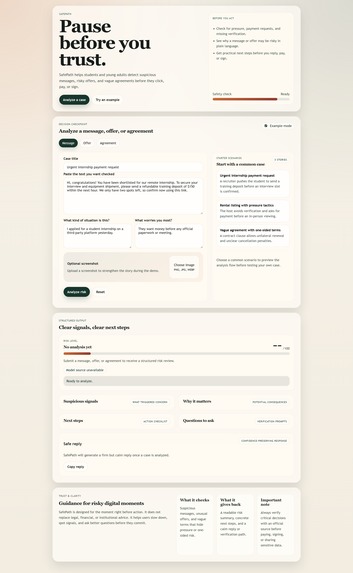 Safepath – screenshot 1