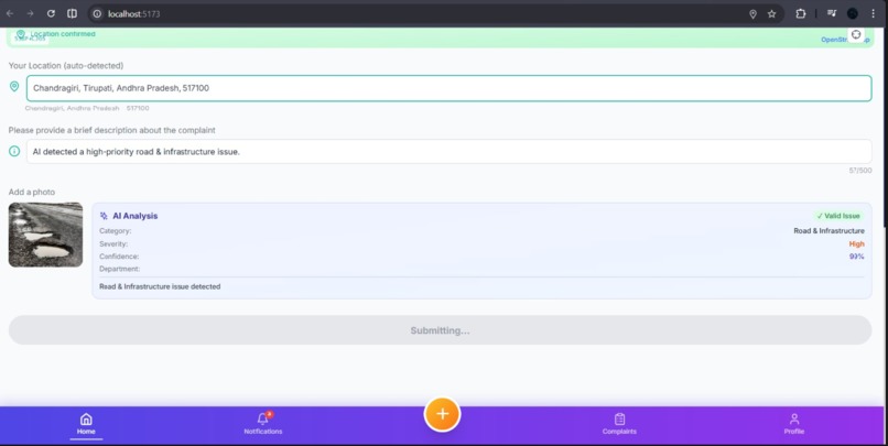 VYAVASTHA: Civic Complaint Platform – screenshot 5