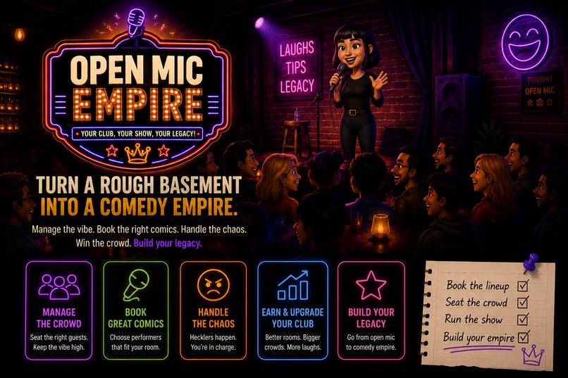 Open Mic Empire: Your club. Your show. Your legacy. – screenshot 2