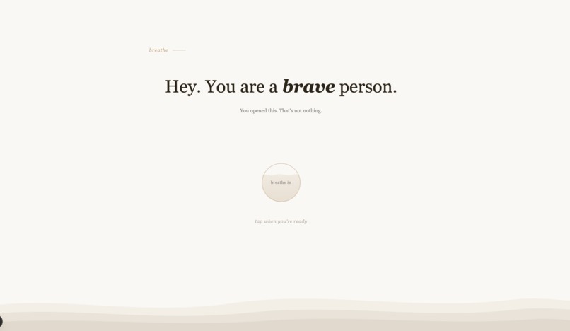 Breathe - The first app for rebuilding self-trust. – screenshot 3