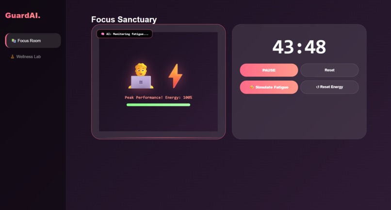 GuardAI: Neural Wellness System – screenshot 2