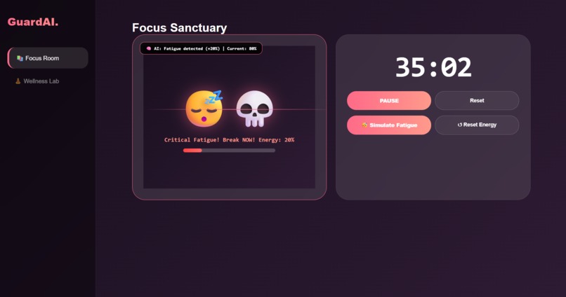 GuardAI: Neural Wellness System – screenshot 7