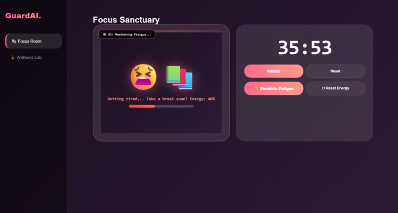 GuardAI: Neural Wellness System – screenshot 4